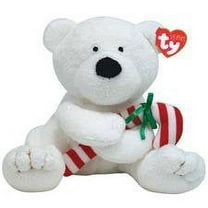 TY Pluffies - CANDY CANE the Polar Bear (7" Plush)