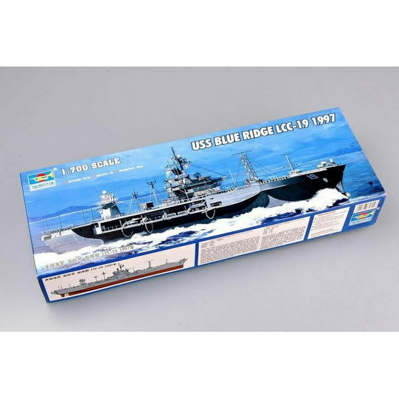 Trumpeter 05715 1/700 USS BLUE RIDGE LCC-19 1997 plastic model kit
