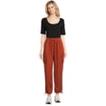 thumbnail image 2 of Time and Tru Women's Parachute Cargo Jogger Pants, 26", 27", 28" Inseam, Sizes XS-XXXL, 2 of 5