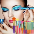 thumbnail image 4 of 15-Pack Colorful Makeup Brush Set - Travel Professional Brushes - Various Makeup Applications (15 pcs), 4 of 5
