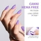 thumbnail image 4 of Set de esmaltes de uñas en gel CANNI, 6 unidades, 9 ml, sin hemas, color morado para mujer, 4 of 9