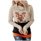 thumbnail image 1 of Sudaderas con capucha con gráfico navideño para mujer, jersey con cuello vuelto, sudaderas con capucha de manga larga, jerséis casuales divertidos y bonitos de calabaza, Tops Fridja fksj3444, 1 of 6