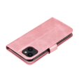 thumbnail image 6 of Zipper Wallet Case for iPhone 14 Plus, Glossy Luxury Faux PU Leather Soft Silicone Shockproof Flip Folio Cover with Card Slots Pocket Magnetic Clasp Kickstand Fashion Case, Rosegold, 6 of 9