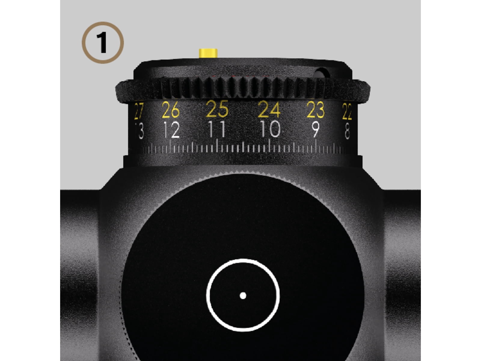 Schmidt & Bender 5-25x56 PM II Rifle Scope, 34 mm Tube, First Focal Plane, H59 Reticle, 1cm cw DT27 MTC LT / ST ZC CT, Black