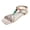 Green, variant on Flat Sandals for Women Bohemia Beaded Open Square Toe Beach Shoes 2026 Summer Vacation Dress Shoes Pink Size 7.5