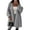 Dark Grey, variant on PRETTYGARDEN Long Cardigan Sweaters for Women Trendy Fall Oversized Knit Sweater Jacket Coats Winter Fashion Clothing