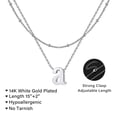 thumbnail image 2 of TINGN Initial Necklace for Women Dainty 14K Gold Plated Small Initial Necklace for Women Teen Girls, 2 of 5