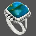thumbnail image 2 of Natural Peruvian Opalina 925 Sterling Silver Ring s.8 Jewelry R-1253 SDR241064, 2 of 5