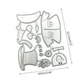 thumbnail image 4 of Cute Snowman Metal Cutting Die Christmas Gifts for Children Teen Boy Girl, 4 of 10
