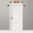 Christmas Door Frame Decoration Santa Claus Ornament, Christmas Wooden ...