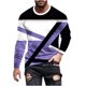 thumbnail image 2 of Blusas y camisas de manga larga con cuello redondo para hombre, estilo casual, cuello redondo, manga larga, estampado, blusa para hombre, 2 of 4