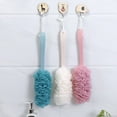 thumbnail image 6 of Back Scrubber for Shower, Loofah Long Handle Bath Body Brush, Soft Nylon Mesh Sponge On a Stick Men Women Kids Elderly, Exfoliating Scrub Cleaning Loofah for All Kinds of Skin (White), 6 of 7