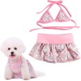 thumbnail image 1 of Ropa para mascotas SSuperp bikini para perros pequeños con diseño de escamas de pez M, 1 of 5