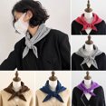 thumbnail image 2 of Primegos Foulard Triangle Tricotée Femmes Filles Automne Hiver Châle Chaud Multicolore Chauffe-Nuque Couvre-Chef Décontracté, 2 of 8
