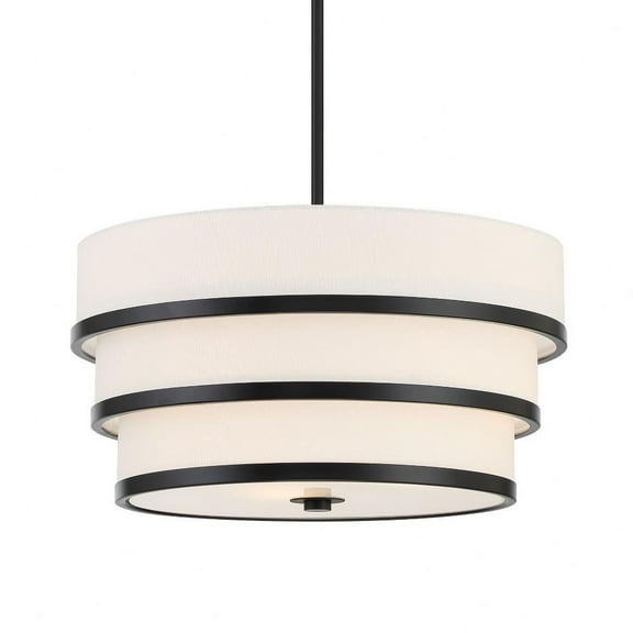 3 Light Pendant-22 inches Tall and 18 inches Wide Bailey Street Home 57-Bel-5018458