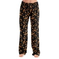 thumbnail image 2 of Womens Halloween Pajamas Pants Ladies Pumpkin Spider Pajama Cute Soft Long Bottoms Fall Elastic Waist Lounge Pants L, 2 of 5