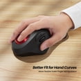 thumbnail image 2 of Ratón de trackball ergonómico inalámbrico Nulea M505 recargable, 2 of 7