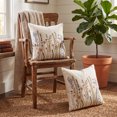 thumbnail image 5 of REGALWOVEN Elegant Floral Embroidered Throw Pillow Cover for Home Decor with 3D Botanical Design Multicolor 18 x 18 Inch, 5 of 7