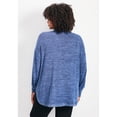 thumbnail image 2 of Avenue Women's Plus Size Bec Button Detail Hacci Top, 2 of 2