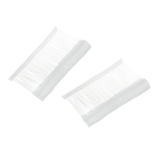 Uxcell 2000Pcs Round Hook Fasteners 1.38" Transparent Standard Tagging Gun Refill Barb