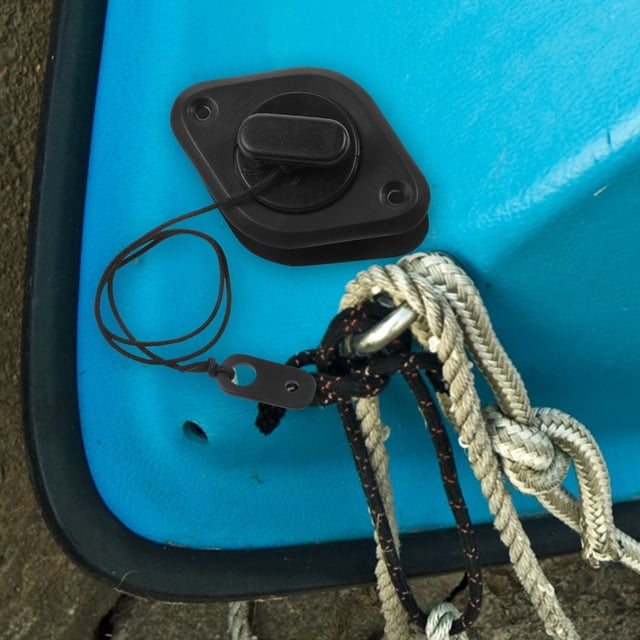 EXHUMKY Tapón Universal Para Desagüe De Kayak Y Canoa Material Plástico Negro De Alta Durabilidad