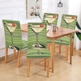 thumbnail image 2 of Yayeee 4 Pack Dining Chair Covers Stretch Parson Chairs Slipcovers Seat Protector, Red Martini, 2 of 6