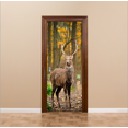 thumbnail image 2 of 2pcs 3D Door Wall Fridge Sticker Wrap Mural Scene Self Adhesive Home Decor Decal, 2 of 6