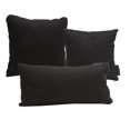 thumbnail image 1 of Set de 3 Cojínes Decorativos (1 Cuadrado Ch + 1 Cuadrado Gde + 1 Rectangular) DICASA  Black, 1 of 7