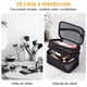 thumbnail image 3 of Cosmetiquera de Viaje de Gran Capacidad, Bolsa de Almacenamiento Multifuncional Holográfica Portátil de Doble Capa,Adecuada para Cosméticos,Artículos de Tocador, 3 of 6
