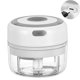 thumbnail image 2 of Mini molinillo de ajo eléctrico portátil, picadora de alimentos, picadora de condimentos, picadora de especias, color blanco Yuarrent HA001023-01B, 2 of 7