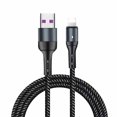 thumbnail image 1 of Charging Cable Nylon Braided Smart Data phone data Cord USB Charger Wire Mobile Phone Accessory, Red, Replacement for iOS, 1 of 2