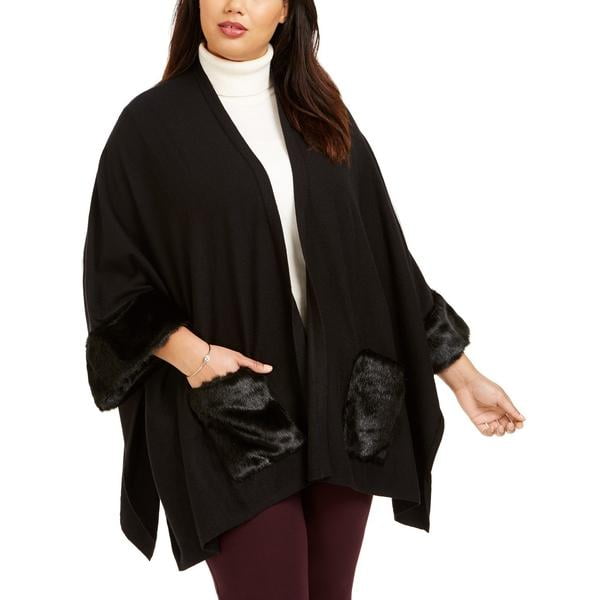 plus size cape jacket