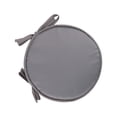 thumbnail image 1 of Yuarrent 4 unids/set de cojines hechos con algodón para una sensación suave y transpirable, cojines de silla antideslizantes con lazos Decoración del hogar gris claro, 1 of 6