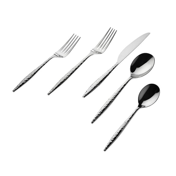 Godinger Flatware Silverware Set 18/10 Avellino Mirror - 20 Pc - Service for Four