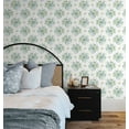 thumbnail image 5 of NextWall  Floral Bunches Peel and Stick Wallpaper 20.5 in. W x 18 ft. L - Blue Stream & Buttercup, 5 of 10