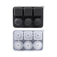 thumbnail image 1 of Ovzne Ice Tray With 6 Ice Compartment Convenient Ice Tray Unique Mould With Lid Ice For Chilling Beverage On Clearance, 1 of 5
