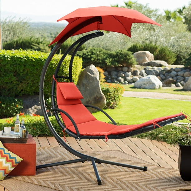Walnew Outdoor Hanging And Swinging, Free Standing Hanging Garden Chair