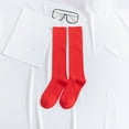 thumbnail image 5 of DQRPSEETB Warm Christmas Fashion Windproof Printing Mid Tube Socks Long Tube Cotton Socks Women,Golf Socks Red, 5 of 9