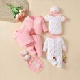 thumbnail image 2 of HCNTES Baby Girl Clothes Winter Newborn Baby Girl Eight Piece Romper Set Toddler Separates Full Clothes Outfit Baby Girl Winter Clothes, 2 of 8