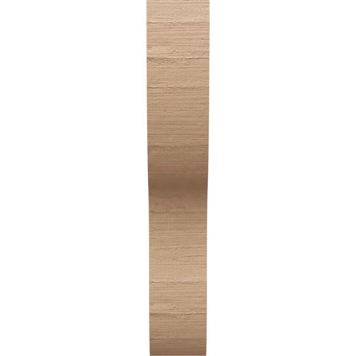 6"W x 12"D x 36"H Thin Greensboro Rough Cedar Woodgrain TimberThane Corbel, Primed Tan