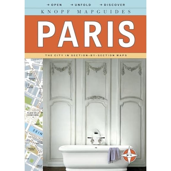 Pre-Owned Knopf mapguides: paris : the city in section-by-section maps: 9780307263889