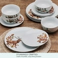 thumbnail image 4 of Studio Nova Woodland Wonders 12 Piece Porcelain Dinnerware Set White, 4 of 10