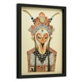 thumbnail image 4 of Empire Art Direct Beijin Opera Mask & Jiangwei Dimensional Collage Framed Graphic Art Under Glass Wall Art, 25" x 19" each, Ready to Hang, 4 of 9