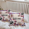 thumbnail image 7 of Waterproof Throw Pillow Covers Set of 2, 16x16 Inch 4th of July Decorative Pillowcases Outdoor Pillow Slip Cushion Covers Set for Couch Tent Red Blue Floral Welcome Independence Day, 7 of 7