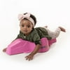 Crawligator Developmental Rolling Toy with Comfort Pad Provides Mobility for Infants 4-12 Months Old - Pink