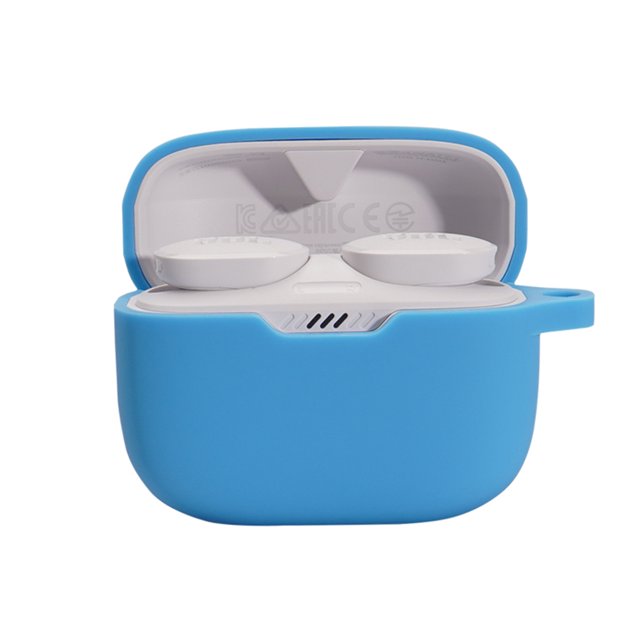 EDTara Soft Silicone Protective Case Compatible For Jbl Tune T130nc Tws Wireless Bluetooth-compatible Earphone Anti-lost Storage Cover