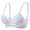 Blue, variant on Bralettes for Women Push-Up Wireless Lace Bra Crochet Deep V Neck Racerback Cami Tank Tops with Adjustable Straps Beige 85C