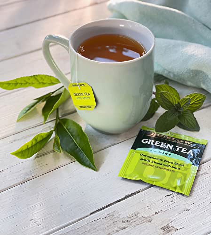 Bigelow Tea Green Tea with Mint, Caffeinated, 20 Count (Pack of 6), 120 Total Tea Bags