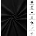 thumbnail image 5 of Flannel Fitted Bottom Sheet 100 Percent Cotton Double Brushed Flannel -170 GSM Heavyweight, Deep Pockets & All Around Elastic Black - Full, 5 of 5