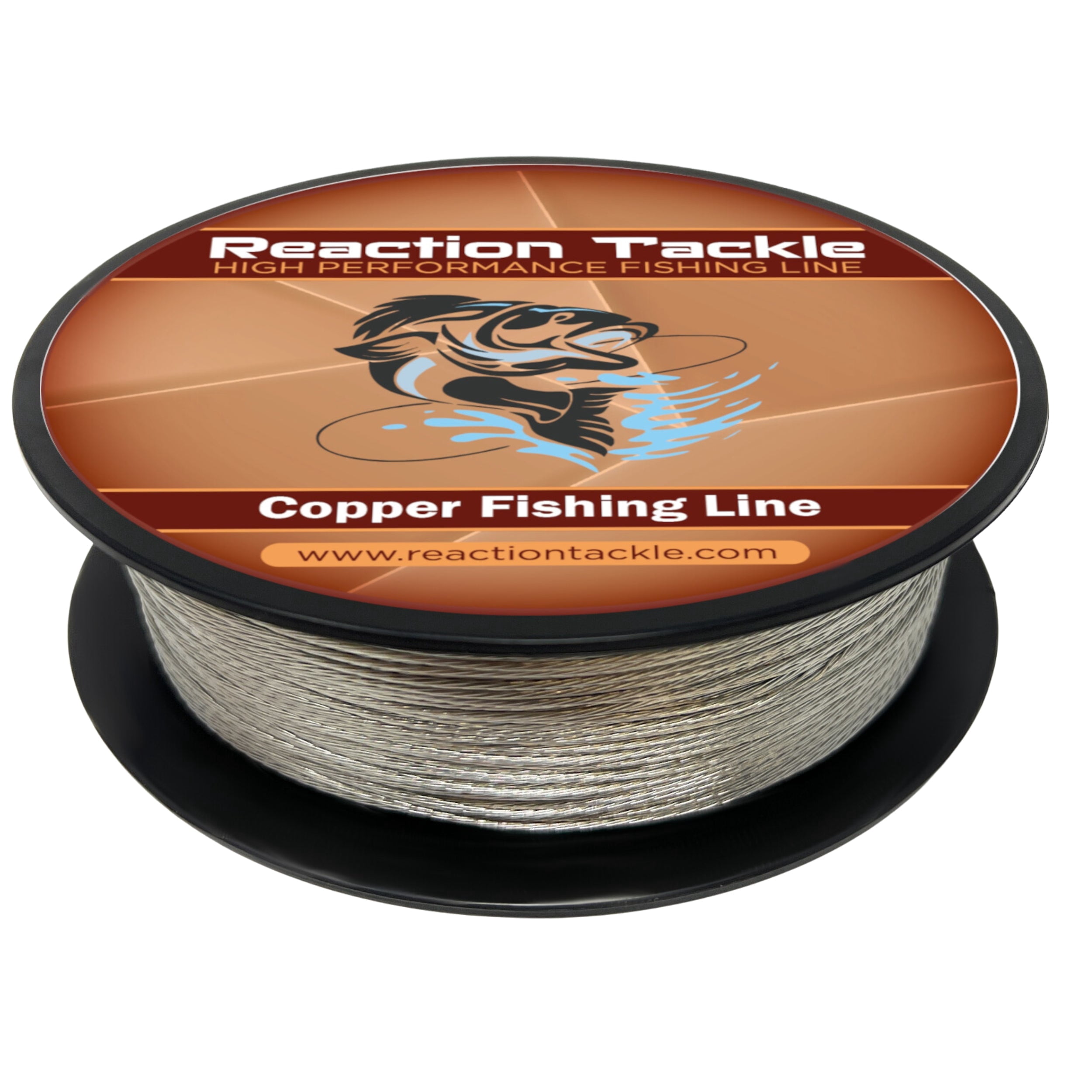 Reaction Tackle Copper Trolling Wire - Copper Fishing Line - Corrosion Resistant Tin Coated Copper Super Smooth and Thin Diameter to Reach Deeper Depths 20LB / 300 foot